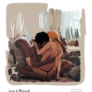 Wine Lovers — ilustración digital de Pablo Peñalba