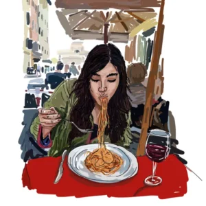 C'era una volta in Italia — ilustración digital de Pablo Peñalba