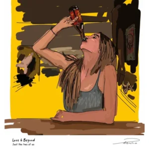 Love & Beyond #2: Just the two of us — ilustración digital de Pablo Peñalba