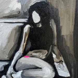 Tenemos que hablar (I need to talk to you) — óleo sobre tela de Pablo Peñalba